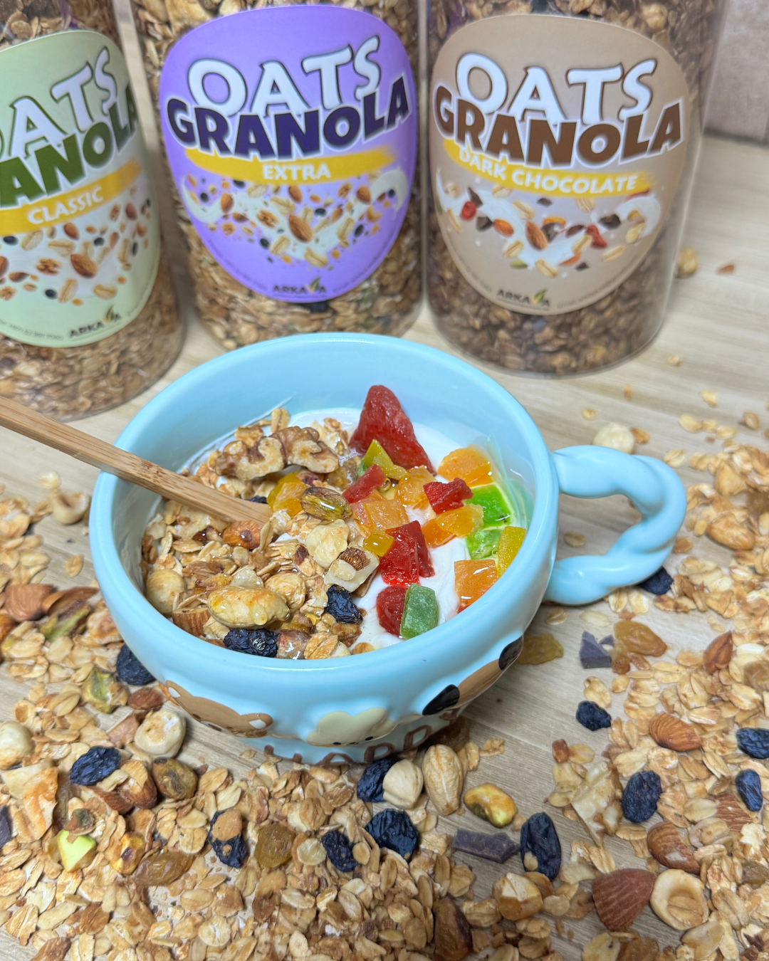 جرانولا فواكه مجففة