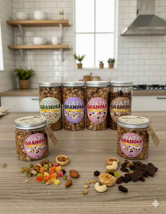 مجموعة من أربع نكهات لذيذة من جرانولا أركايا – بداية صحية لعام 2026